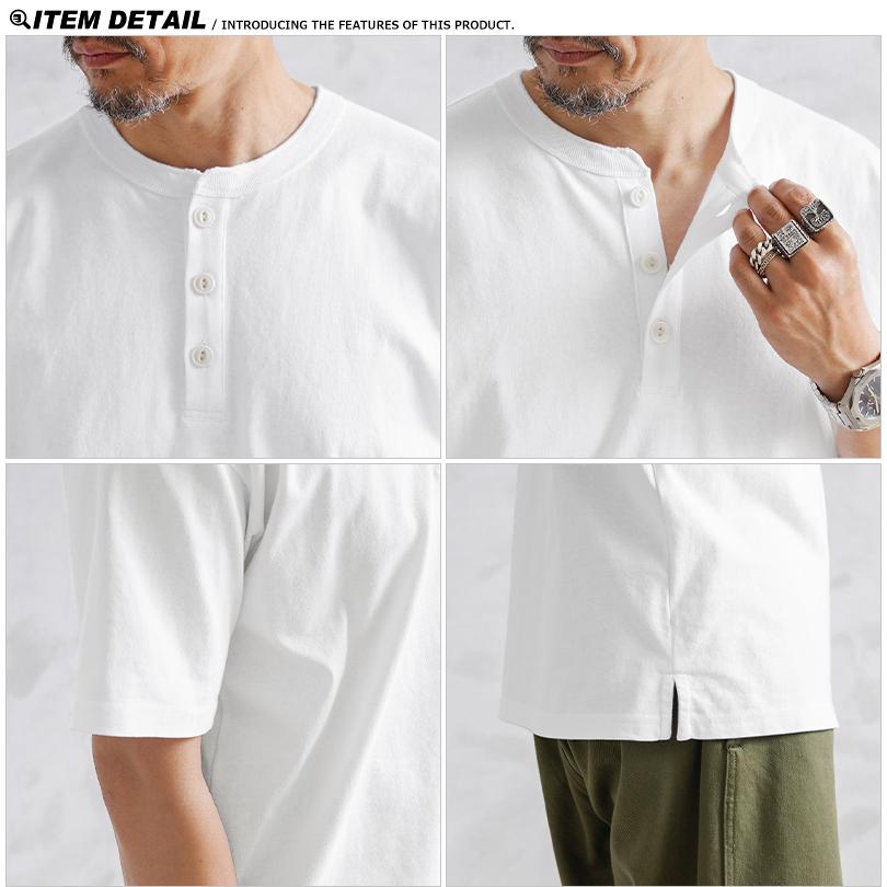 Goodwear グッドウェア 2W7-2522 USAコットン S/S ヘンリー Goodwear グッドウェア 2W7-2522 USAコットン S/S ヘンリー
