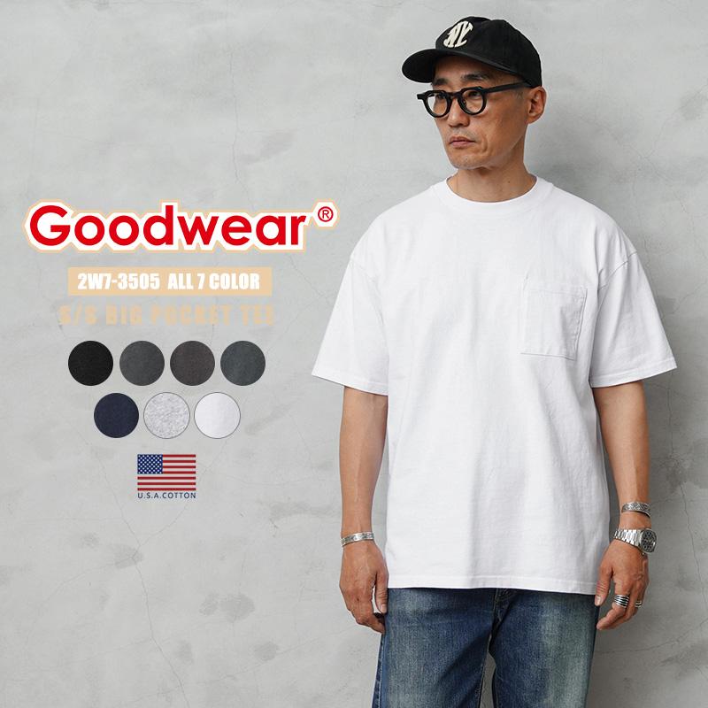 Goodwear グッドウェア 2W7-3505 USAコットン S/S ポケット Tシャツ 