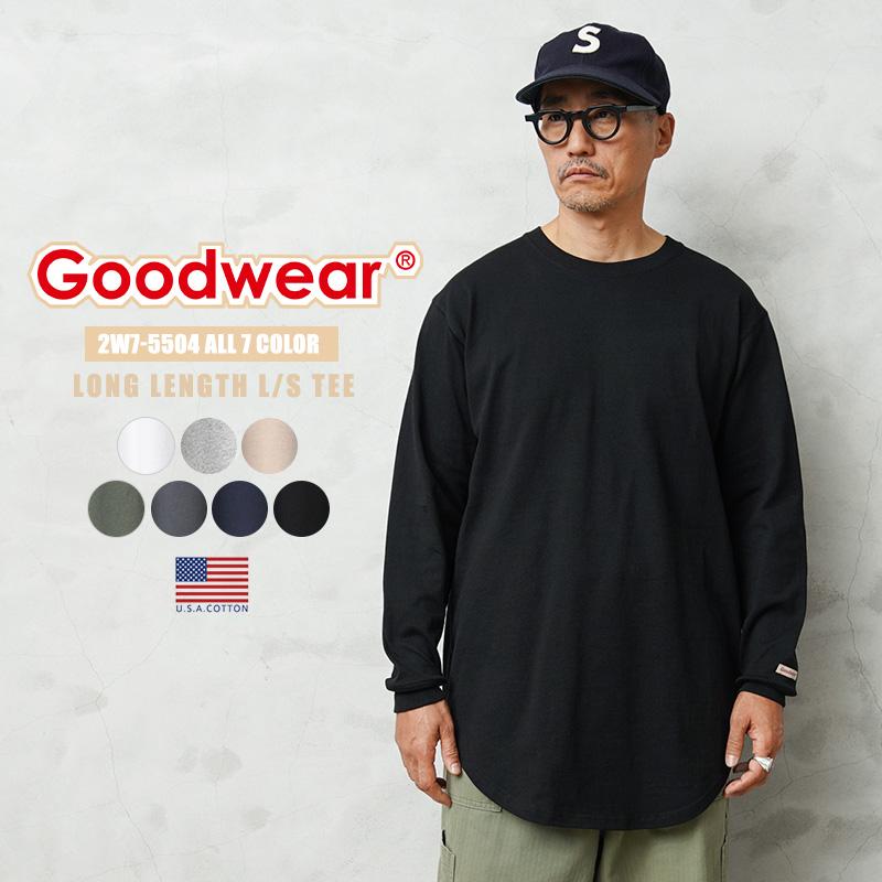 Goodwear（グッドウェア） 2W7-5504 USAコットン 袖リブ ロング丈 L