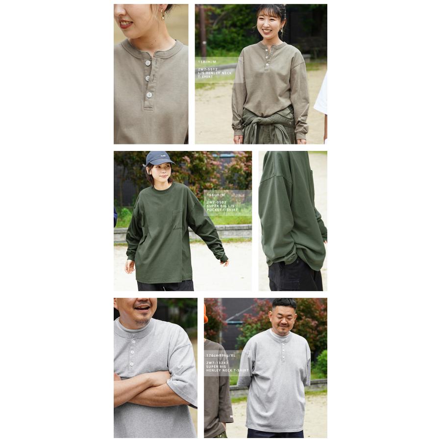 Goodwear グッドウェア 2W7-5512 USAコットン L/S ヘンリーネック Tシャツ ロンT ロング 長袖 ヘビーウェイト 無地 アメカジ ブランド【T】｜waiper｜23