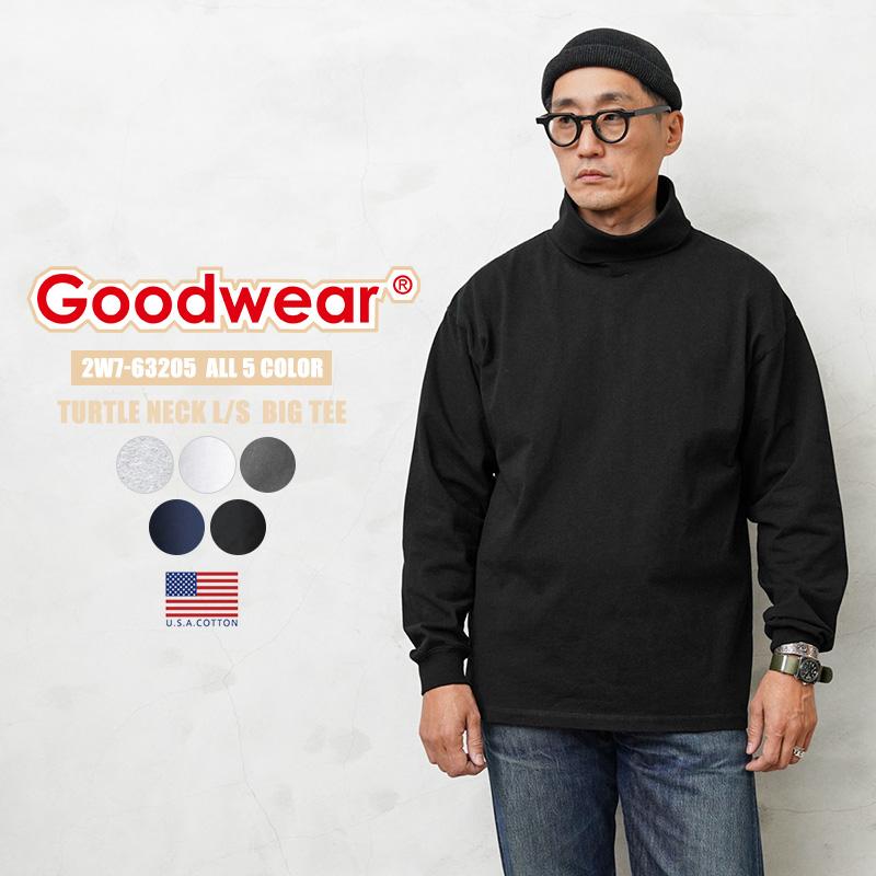 Goodwear グッドウェア 2W7-63205 USAコットン タートルネック ロング