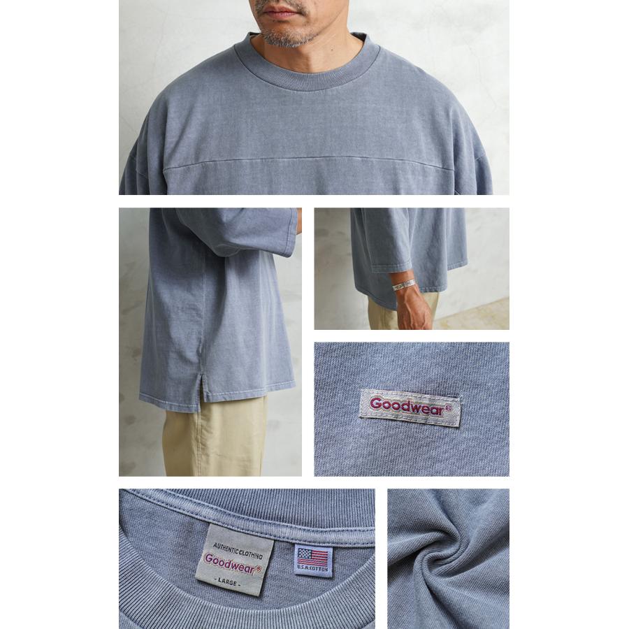 Goodwear グッドウェア 2W7-64202 USAコットン 7分袖 ガーメント Goodwear グッドウェア 2W7-64202 USAコットン 7分袖 ガーメント