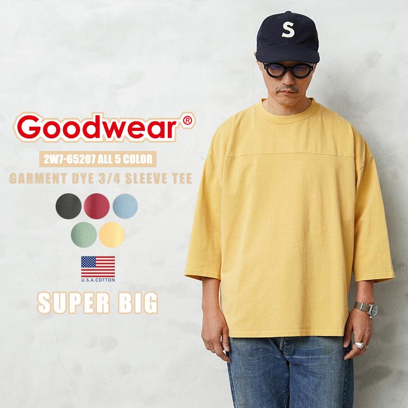 Goodwear（グッドウェア） 2W7-65207 USAコットン ガーメントダイ 3／4