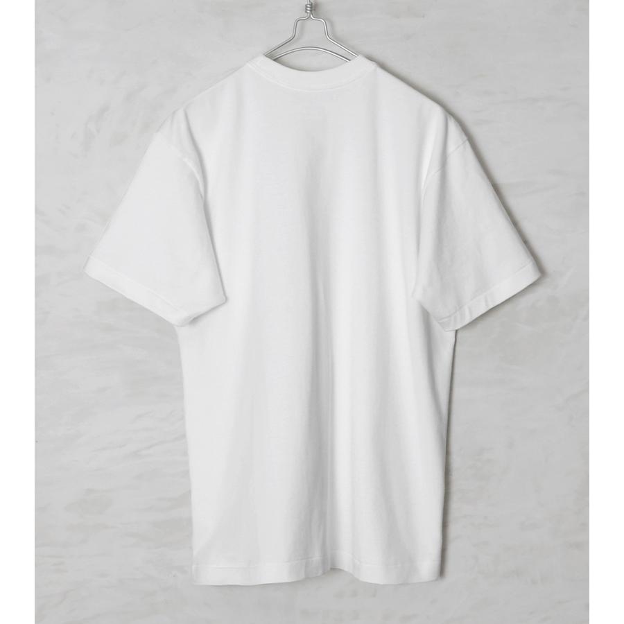 Hanes ヘインズ HM1-X201（HM1-D201） SHIRO クルーネック Tシャツ シロ 白T メンズ ヘビーオンス カットソー アメカジ【Sx】【T】 | Hanes | 04
