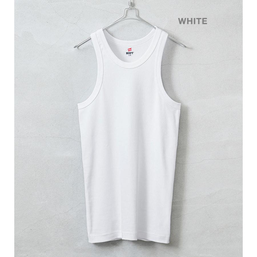 BEEFY-T Hanes ヘインズ HM3-R102 BEEFY ビーフィー リブタンクトップ ビーフィ インナー ブランド【T】【Sx ...
