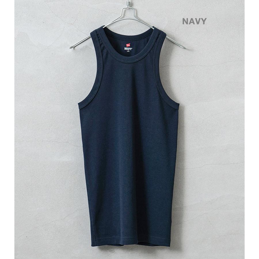 BEEFY-T Hanes ヘインズ HM3-R102 BEEFY ビーフィー リブタンクトップ ビーフィ インナー ブランド【T】【Sx ...