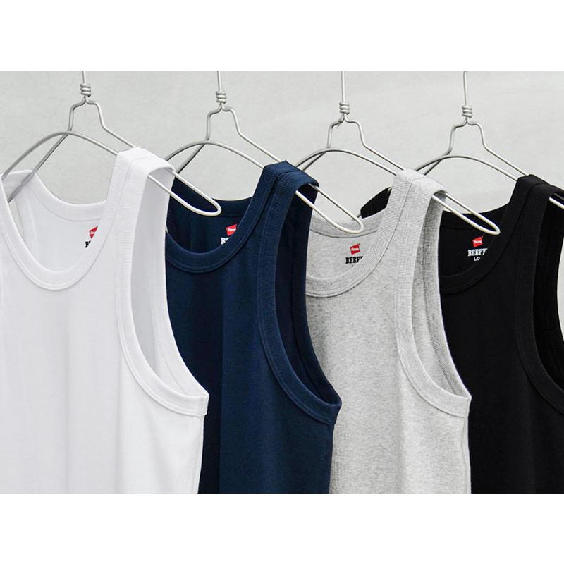 BEEFY-T Hanes ヘインズ HM3-R102 BEEFY ビーフィー リブタンクトップ ビーフィ インナー ブランド【T】【Sx ...