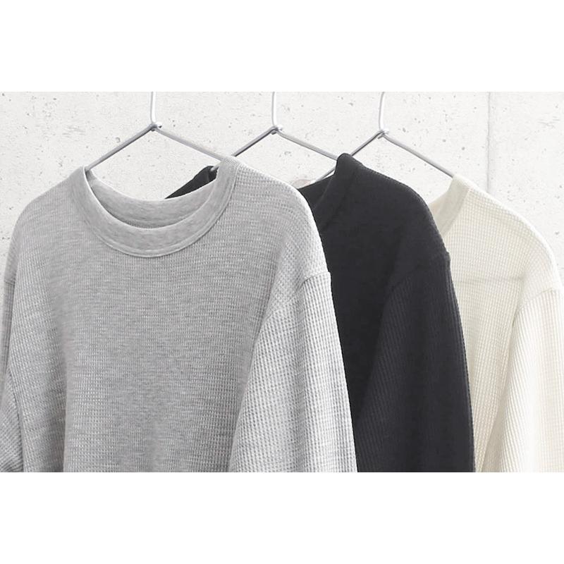 Hanes ヘインズ HM4-Q501 L/S サーマル クルーネックTシャツ