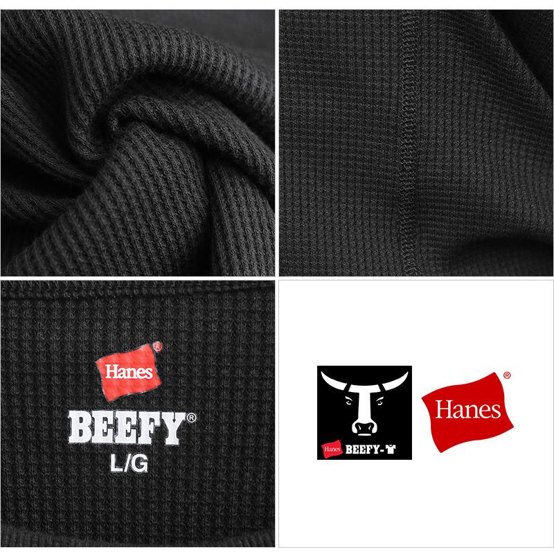Hanes（ヘインズ） HM4-S104 BEEFY-T ビーフィー L/S サーマル