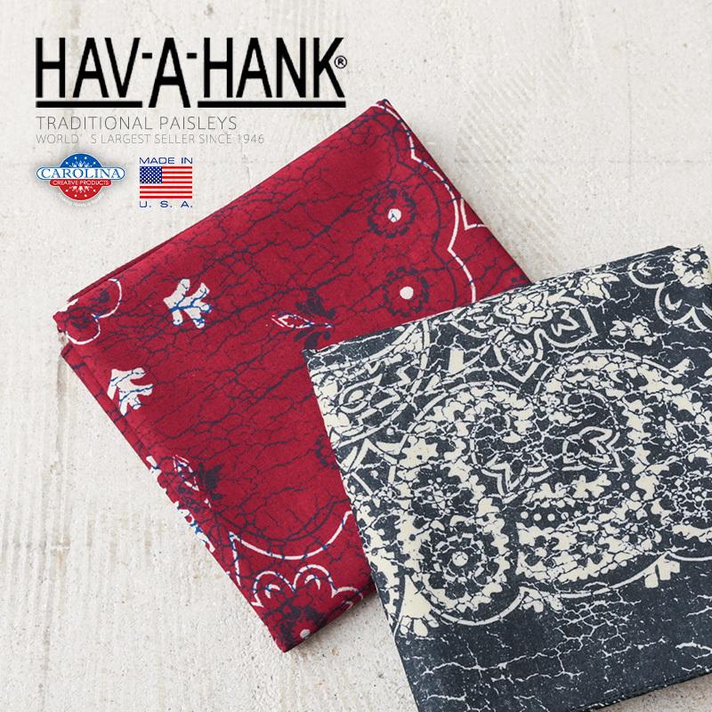 HAV-A-HANK ハバハンク バンダナ RUSTIC & FLORAL MADE IN USA