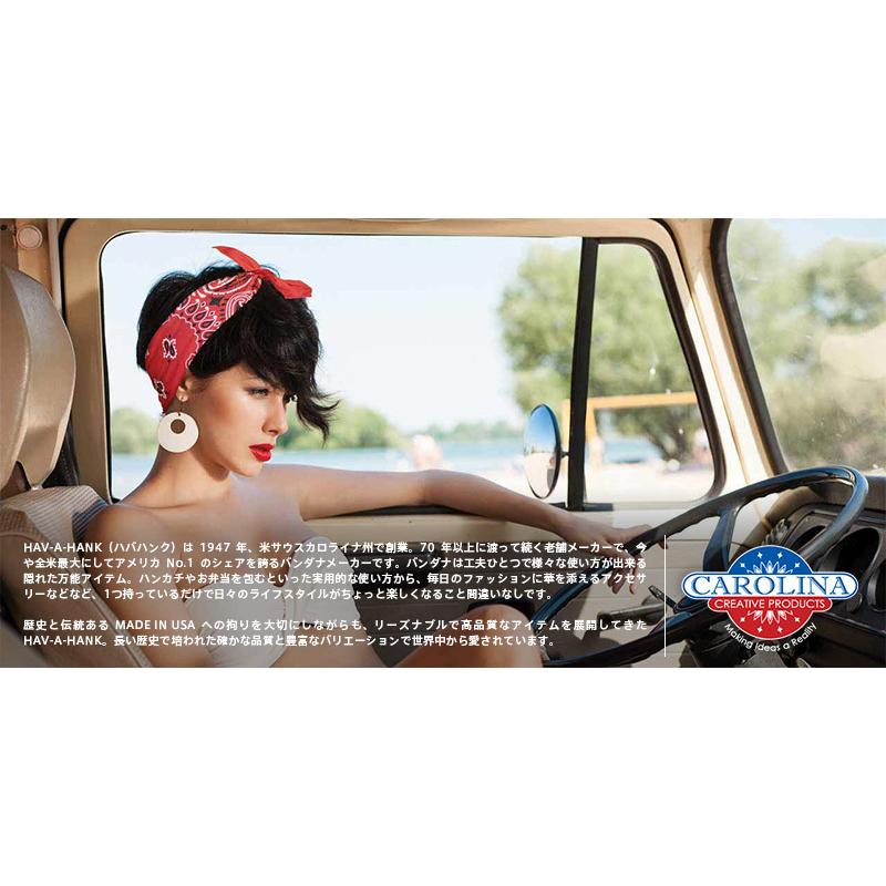 HAV-A-HANK（ハバハンク） バンダナ RUSTIC & FLORAL MADE IN USA