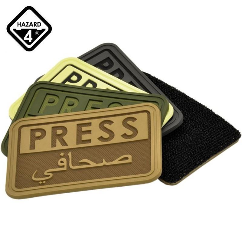 HAZARD4 ハザード4 PRESS/ARABIC プレス/アラビック ベルクロパッチ マジックテープ ミリタリーワッペン バッグ アクセサリー ブランド【T】｜waiper