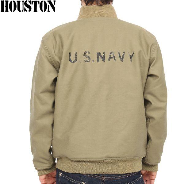 HOUSTON ヒューストン 5N-10FMOD U.S.NAVY N-10デッキジャケット TAN 