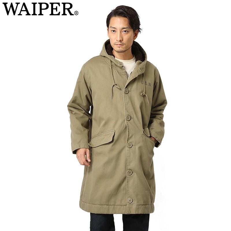 新品 米海軍 U S Navy N 1デッキコート Khaki Waiper Inc メンズ アウター ミリタリージャケット ロングコート ブランド Wp15 クーポン対象外 Hoj ミリタリーショップwaiper 通販 Yahoo ショッピング