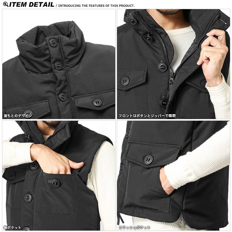 HOUSTON（ヒューストン） モントリオール ベスト メンズ ダウンベスト