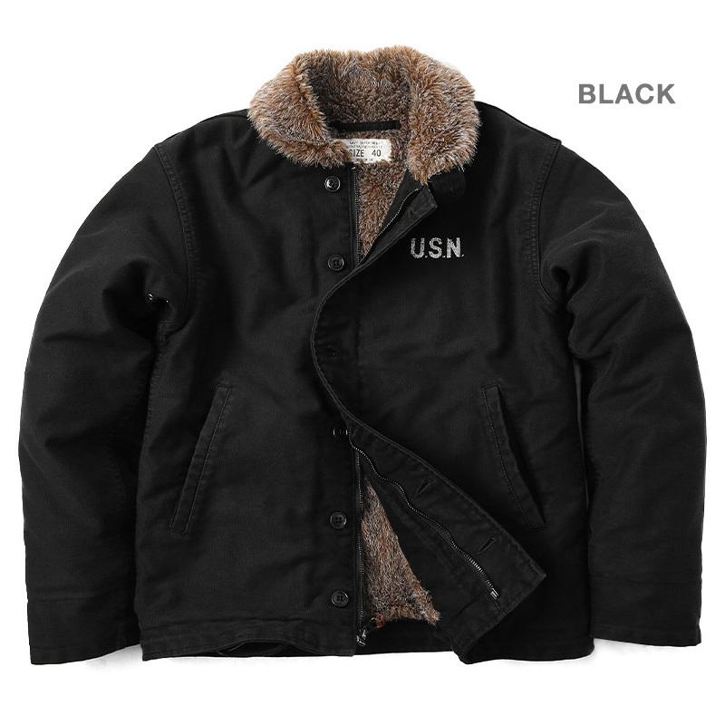 HOUSTON（ヒューストン） N-1デッキジャケット タイト USED加工