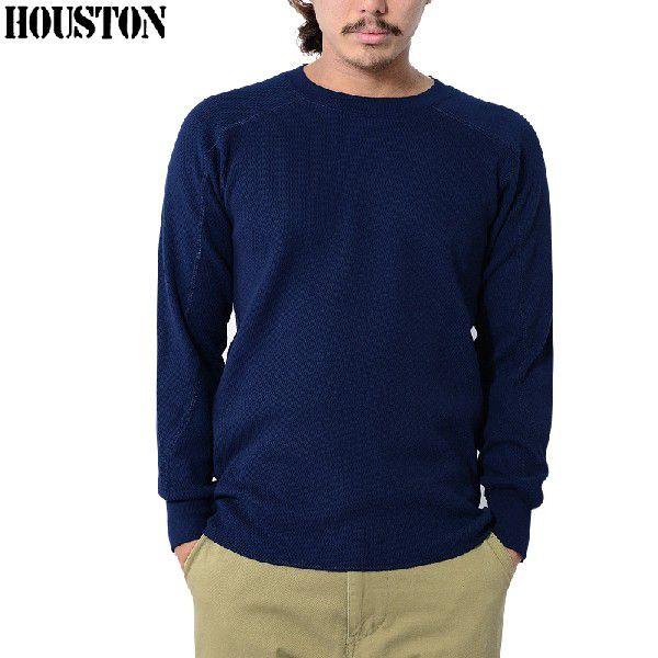 HOUSTON ヒューストン 20971 HEAVY THERMAL コットンTシャツ メンズ 長袖 ロンT サーマル カットソー 無地 厚手 肉厚 ミリタリー【T】｜waiper｜06