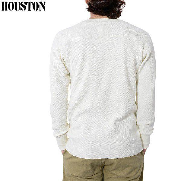 HOUSTON（ヒューストン） 20972 HEAVY THERMAL ヘンリーネックTシャツ