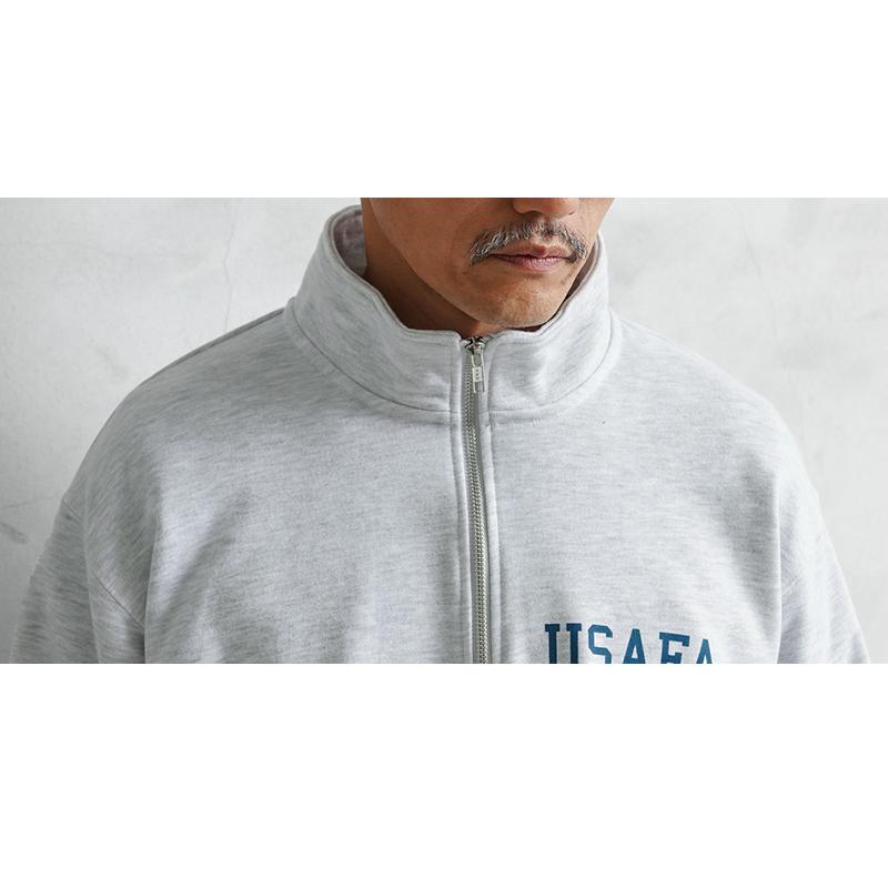 HOUSTON（ヒューストン） 22352 USAFA プリント ハーフジップ