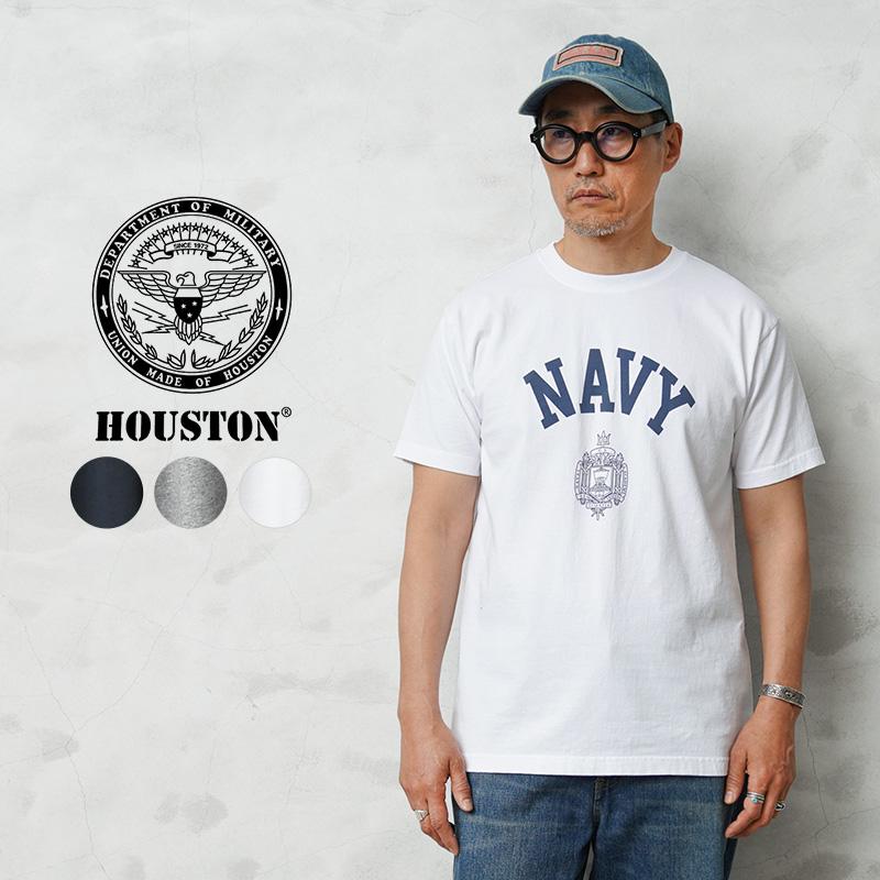 HOUSTON（ヒューストン） 22421 U.S. NAVY PRINT S/S Tシャツ