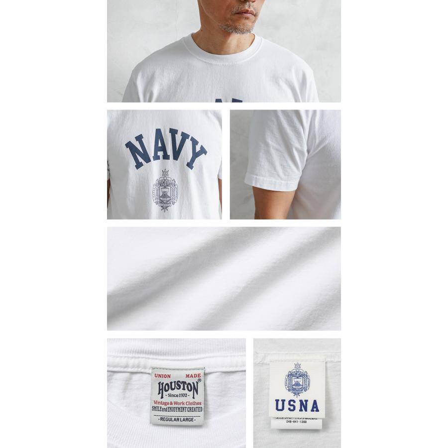 HOUSTON（ヒューストン） 22421 U.S. NAVY PRINT S/S Tシャツ 