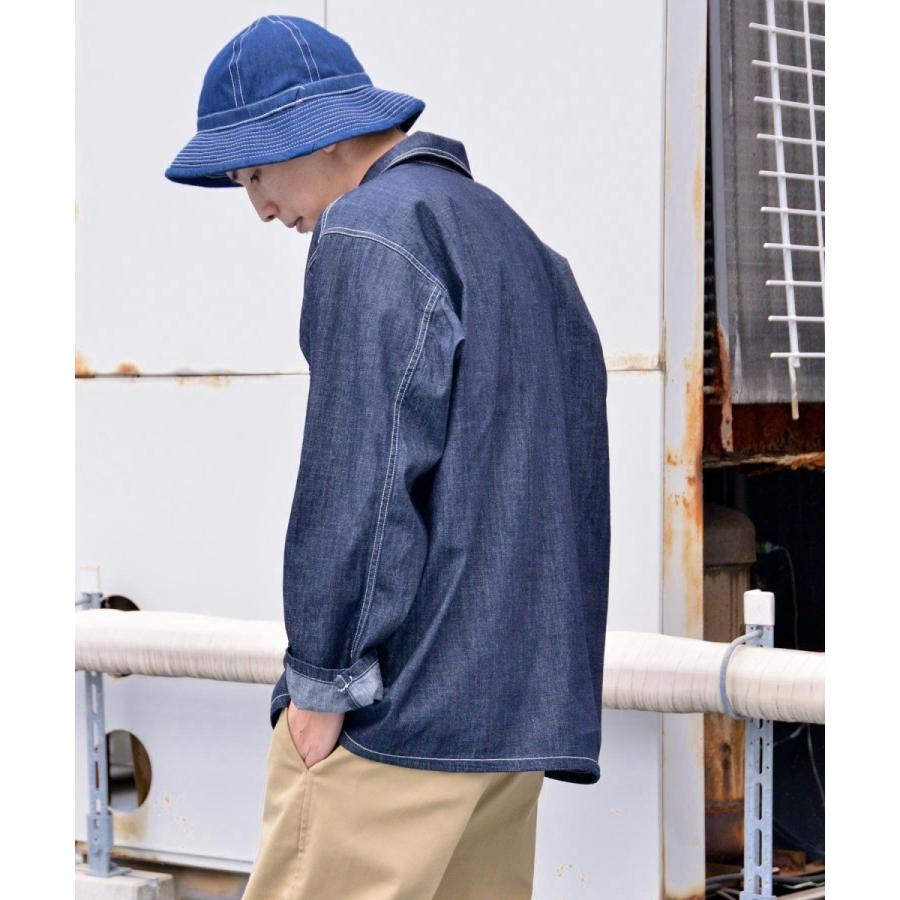 即日発送 T Houston ヒューストン Usaコットン デニムプルオーバーシャツ メンズ レディース トップス デニムシャツ ワークシャツ カジ ラッピング無料 Www Iacymperu Org