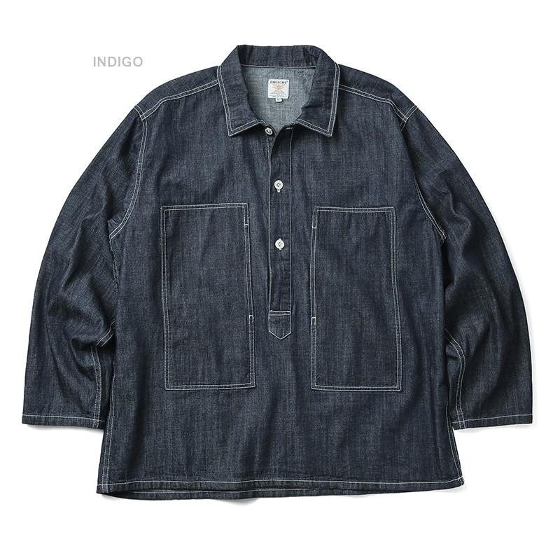 Houston ヒューストン Usaコットン デニムプルオーバーシャツ メンズ 長袖 ワークシャツ デニムシャツ アメカジ ブランド 春 夏 新作 T Houston ミリタリーショップwaiper 通販 Yahoo ショッピング