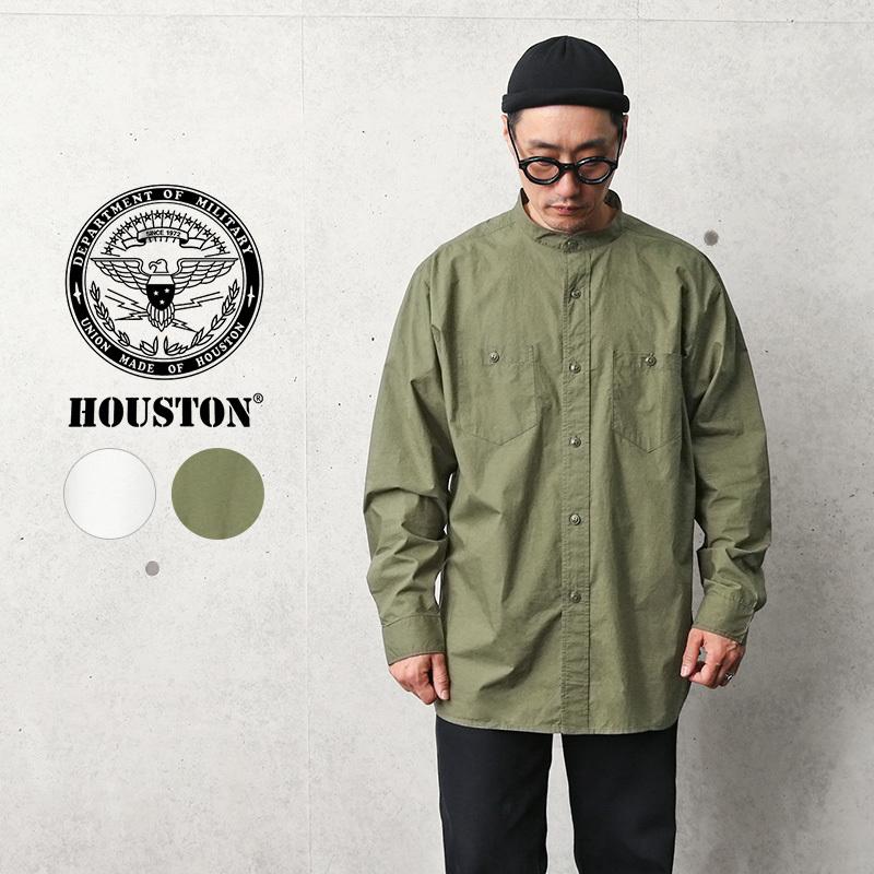 Houston ヒューストン 408 コットン ポプリン Medical Care ミリタリーシャツ メンズ バンドカラー ミリタリーシャツ メディカルシャツ 夏 ブランド T Houston 408 ミリタリーショップwaiper 通販 Yahoo ショッピング