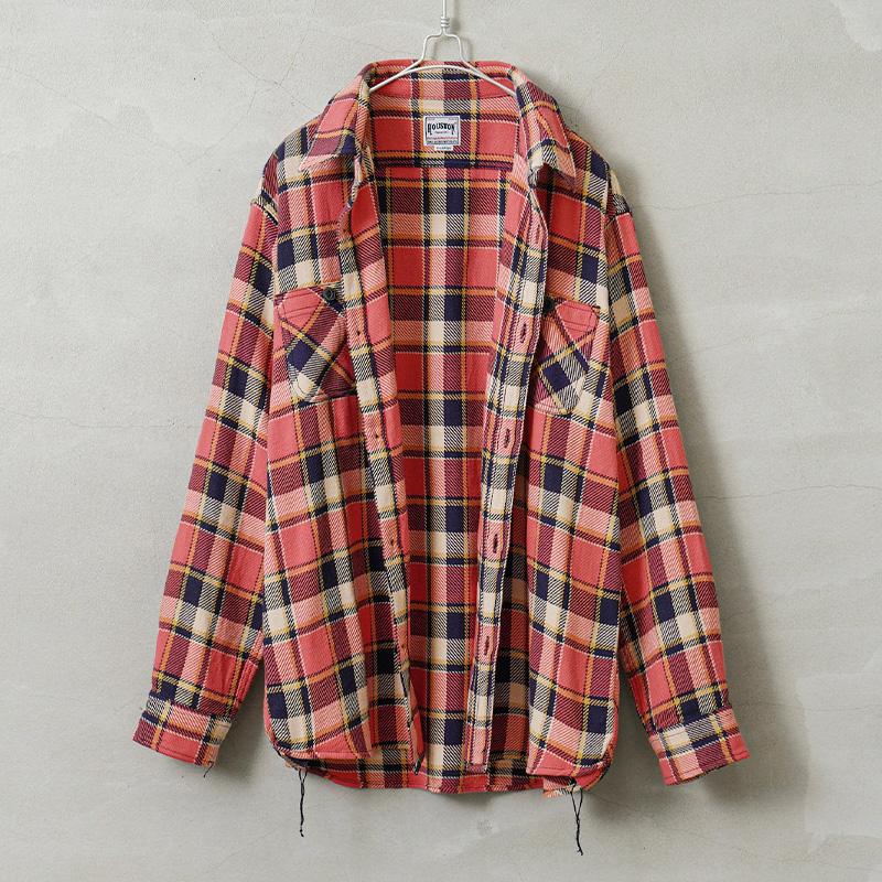 HOUSTON（ヒューストン） 41142 SOFT TWIST ビエラシャツ チェック