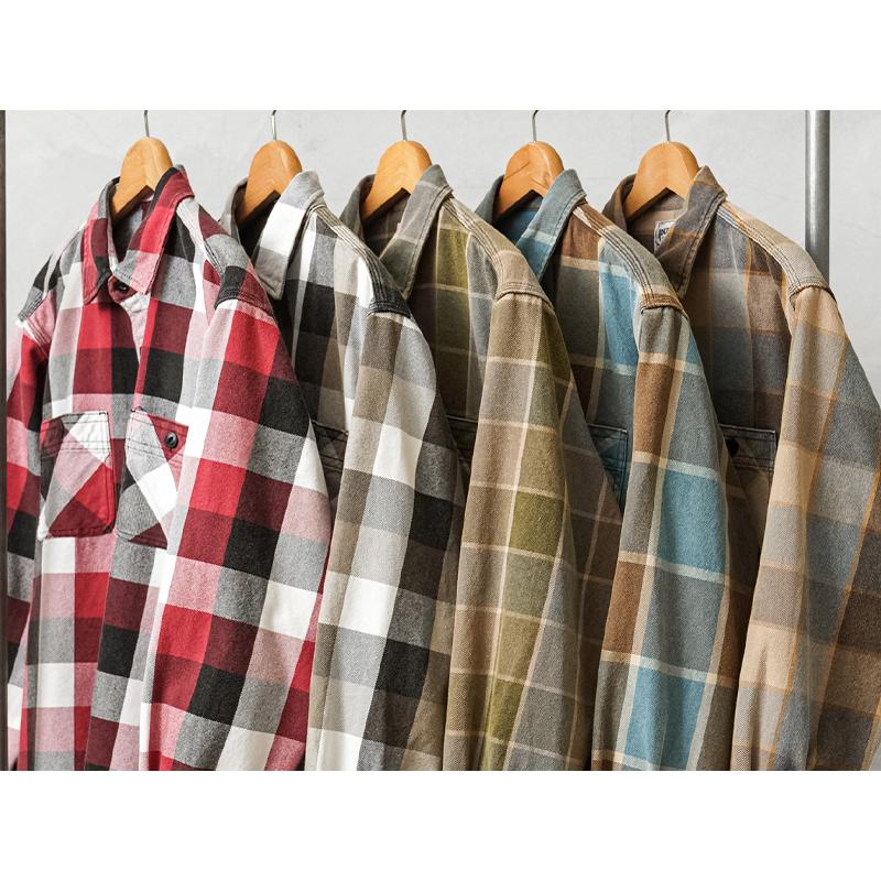 HOUSTON（ヒューストン） 41253VW VINTAGE CHECK VIYELLA SHIRT