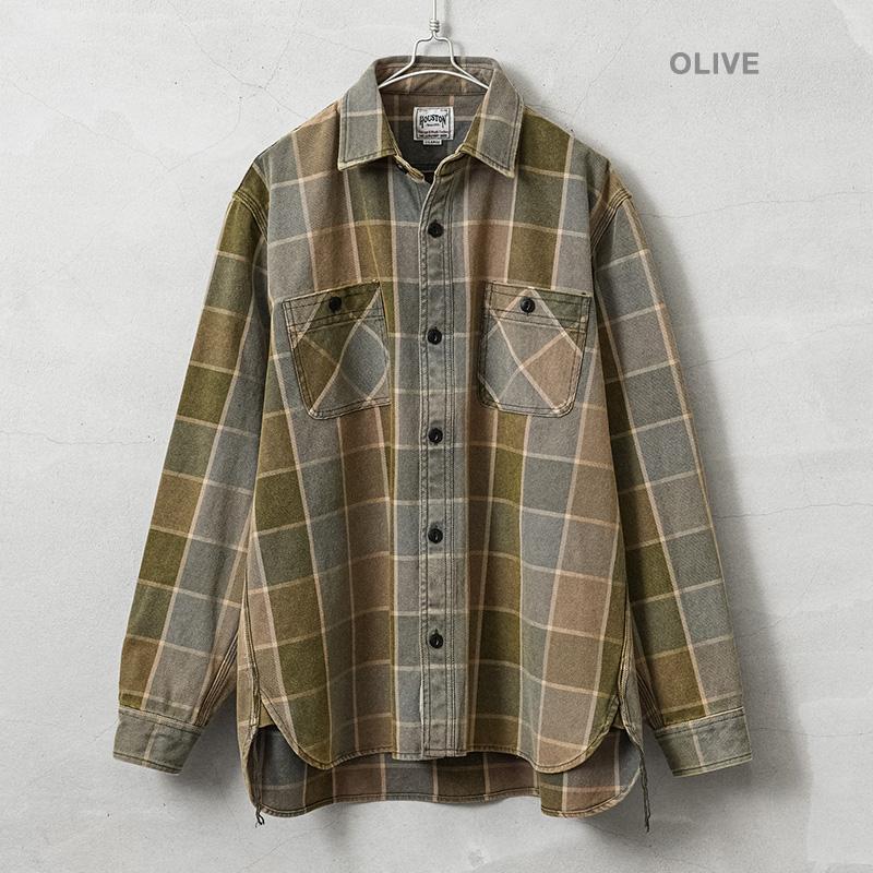 HOUSTON（ヒューストン） 41253VW VINTAGE CHECK VIYELLA SHIRT