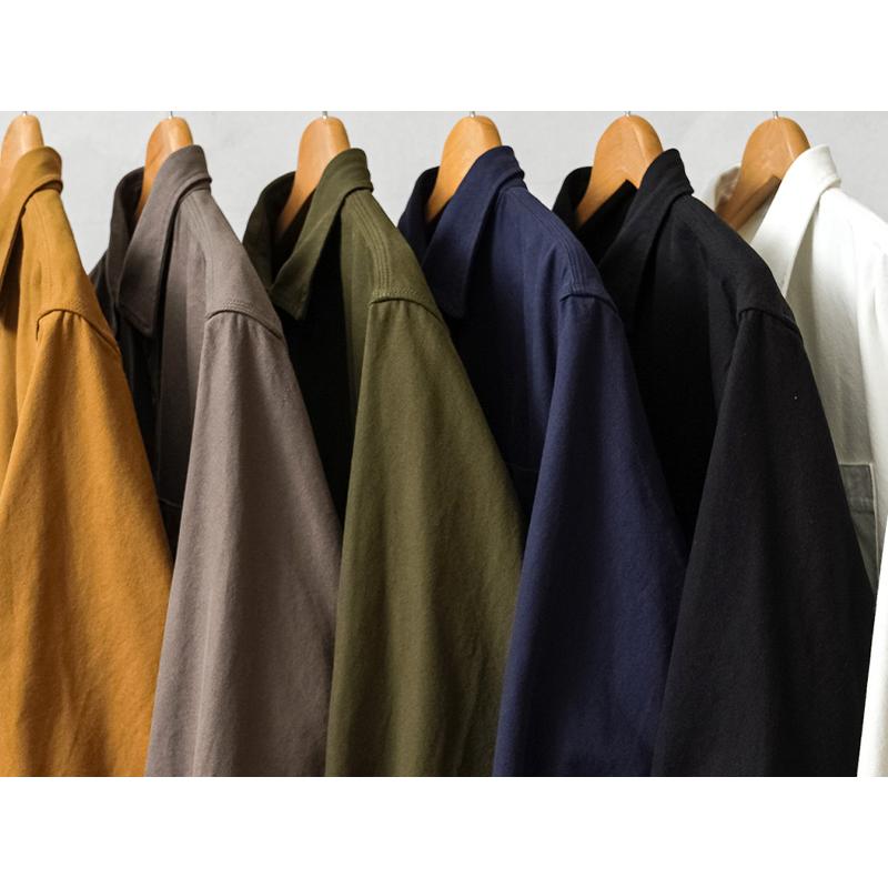 HOUSTON（ヒューストン） 41254 SOLID VIYELLA SHIRT ソリッド ビエラ
