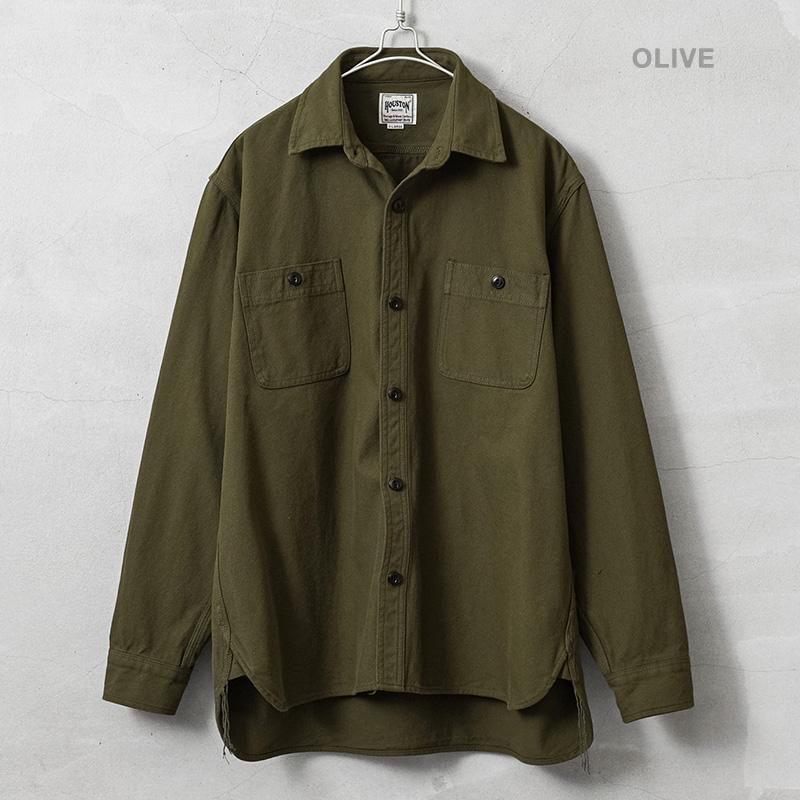 HOUSTON（ヒューストン） 41254 SOLID VIYELLA SHIRT ソリッド ビエラ