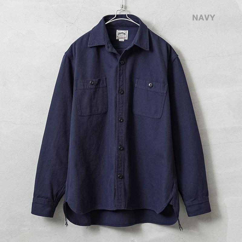 HOUSTON（ヒューストン） 41254 SOLID VIYELLA SHIRT ソリッド ビエラ