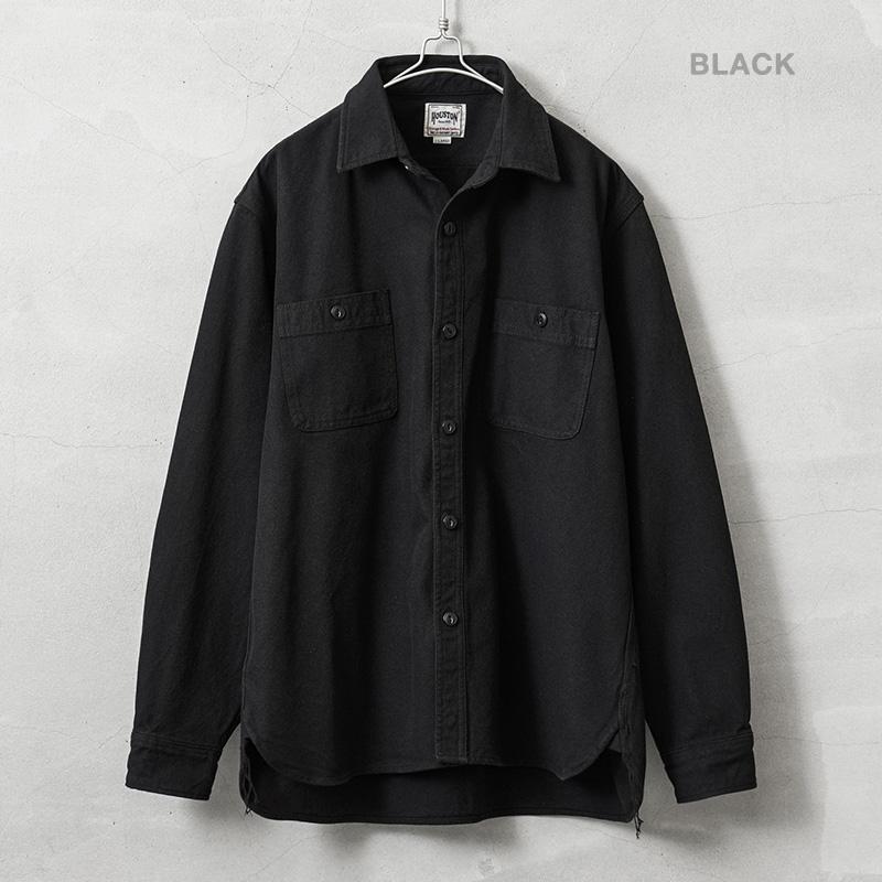HOUSTON（ヒューストン） 41254 SOLID VIYELLA SHIRT ソリッド ビエラ