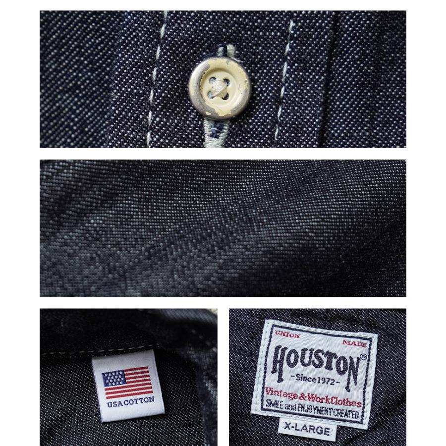 HOUSTON（ヒューストン） 41256 DENIM BD SHIRT デニム ボタンダウン