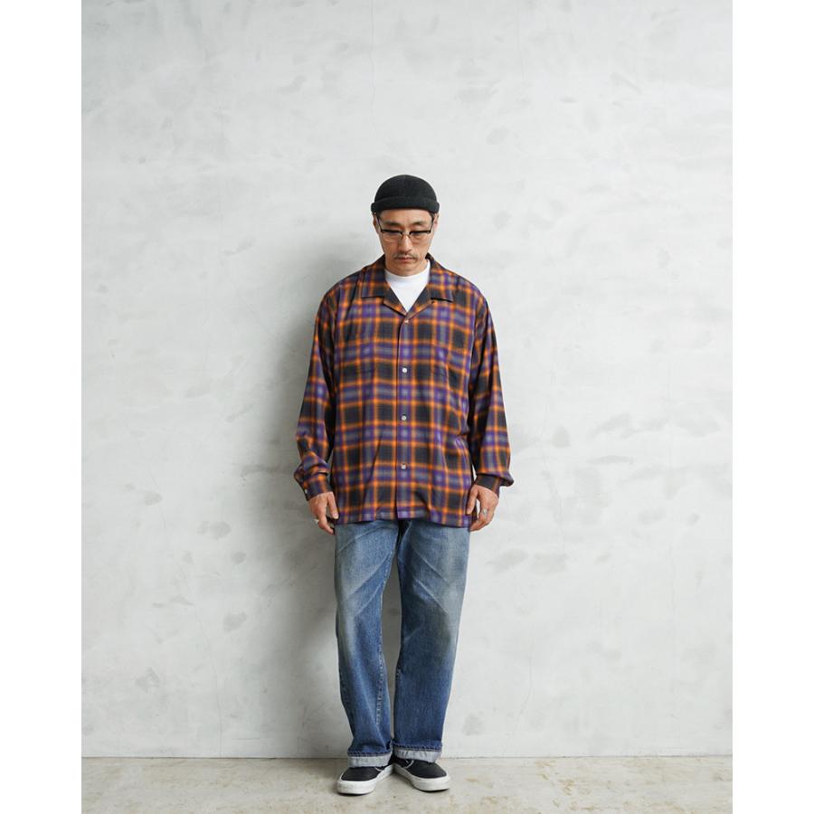 HOUSTON（ヒューストン） 41284 OMBRE CHECK L/S SHIRT オンブレー