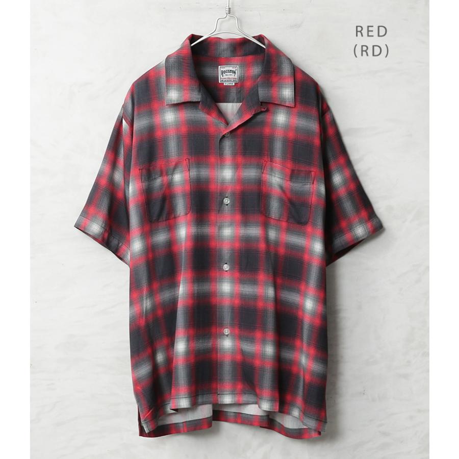 HOUSTON（ヒューストン） 41285 OMBRE CHECK S/S SHIRT オンブレー