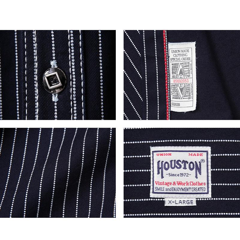 HOUSTON（ヒューストン） 41350 WABASH 40s WORK SHIRT ウォバッシュ