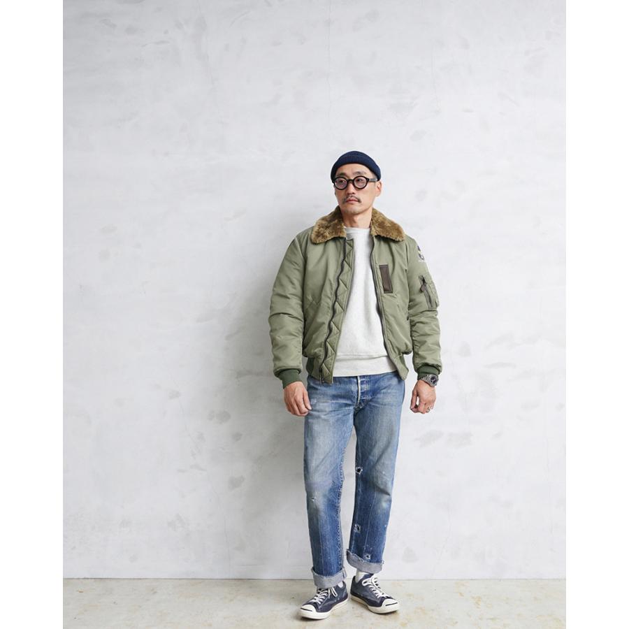 HOUSTON ヒューストン 米軍 B-15B/C/D型 フライトジャケット FABRIC