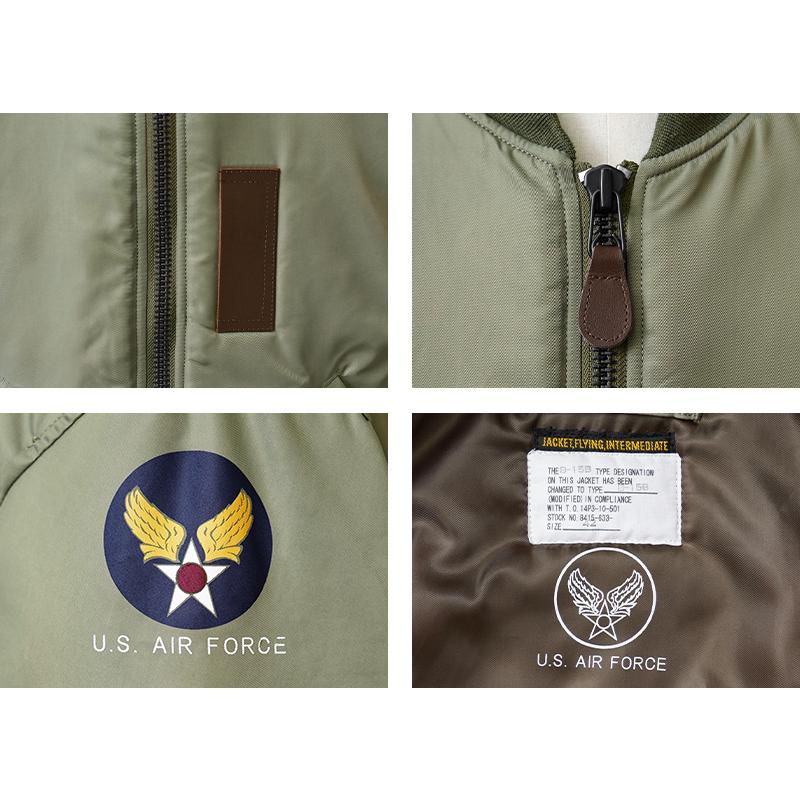 HOUSTON ヒューストン 米軍 B-15C型 MOD フライトジャケット HOUSTON ヒューストン 米軍 B-15B/C/D型 MOD フライトジャケット