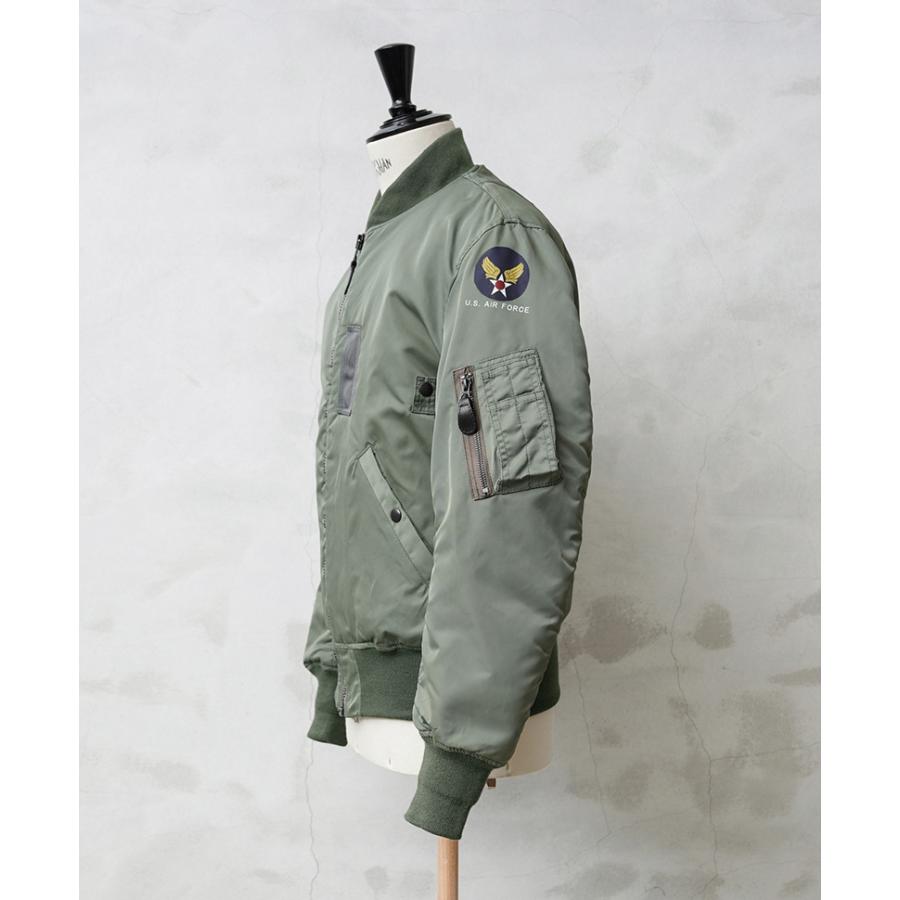 HOUSTON ヒューストン 米軍 B-15B/C/D型 MOD フライトジャケット FABRIC MADE IN JAPAN（5004Z/5005Z/5006Z）【T】｜waiper｜15