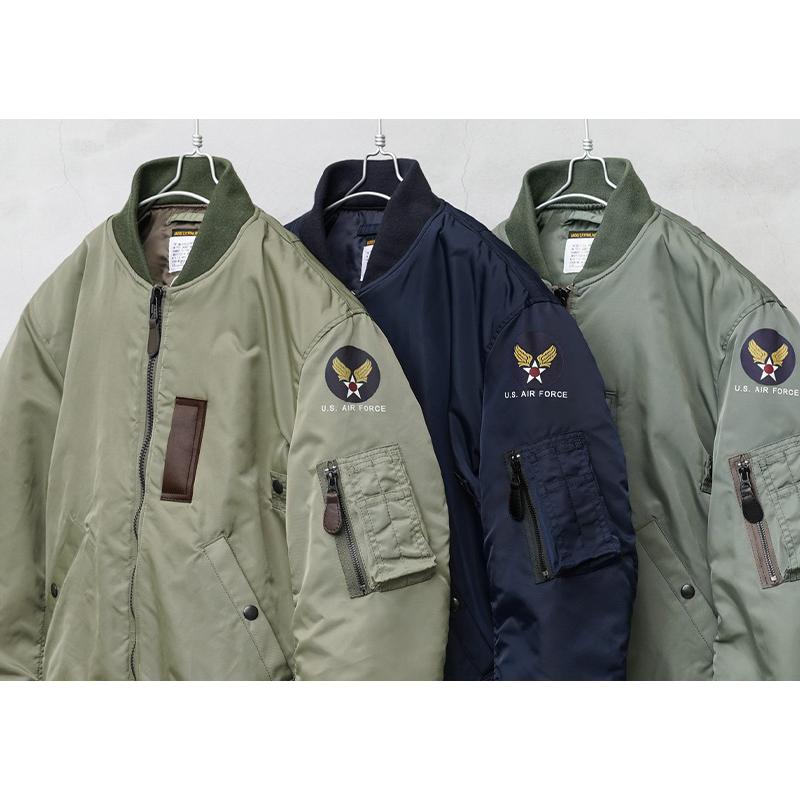 HOUSTON ヒューストン 米軍 B-15B/C/D型 MOD フライトジャケット FABRIC MADE IN JAPAN（5004Z/5005Z/5006Z）【T】｜waiper｜19