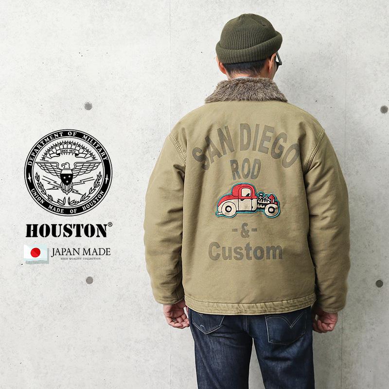 18 Off 冬 T 秋 新作 ブランド アウター ミリタリージャケット ホットロッド オーバーダイ ヴィンテージ デッキジャケット N 1 日本製 ヒューストン Houston 60 50代 40代 30代 代 メンズ ファッション ミリタリー 男性 ジャケット Www Affaires