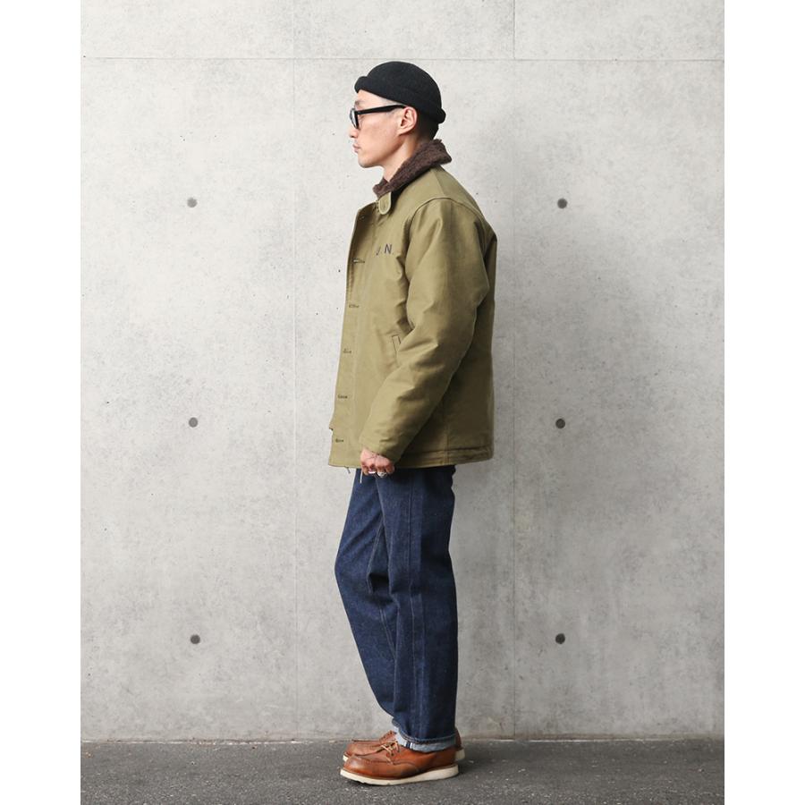 HOUSTON（ヒューストン） 51131 日本製 アルパカライニング N-1 デッキ