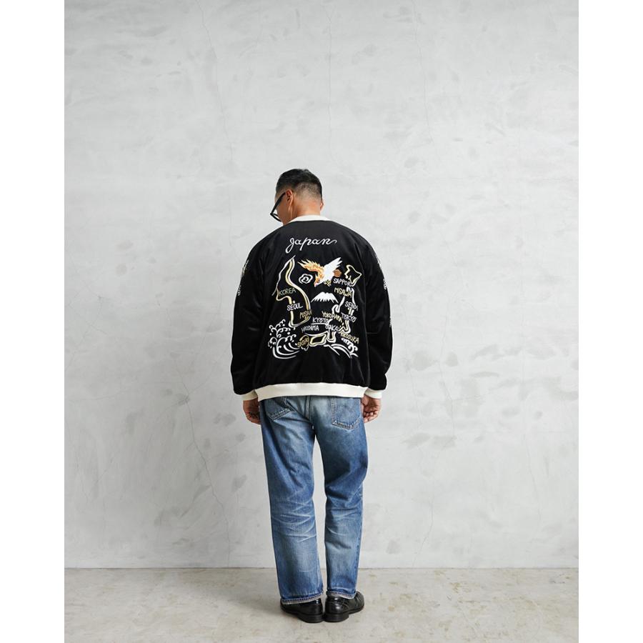 HOUSTON（ヒューストン） 51524 別珍 スーベニアジャケット MAP マップ