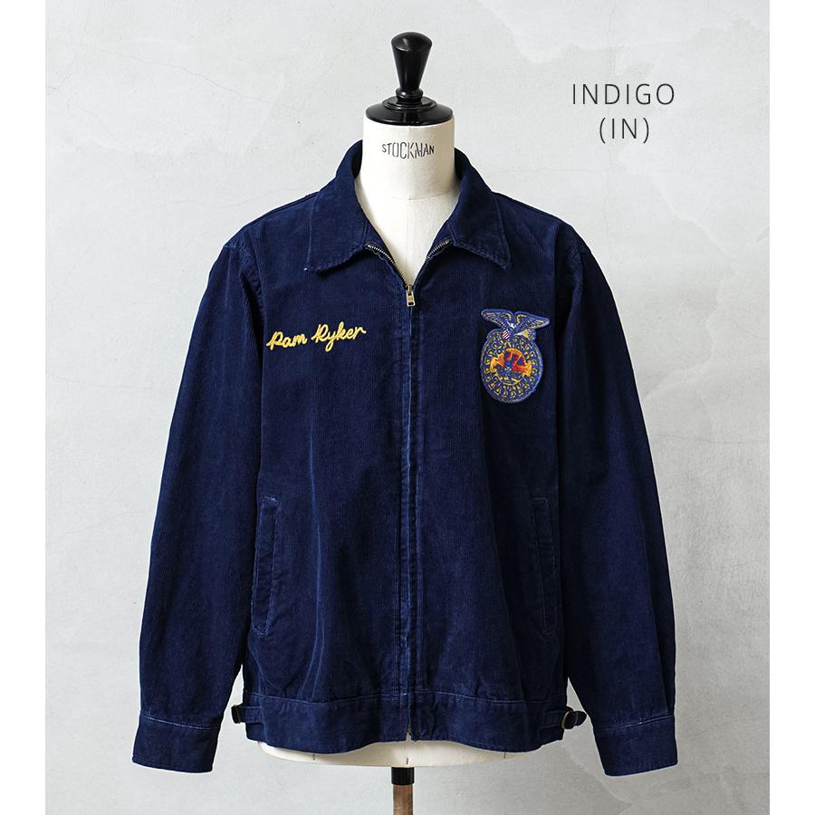 HOUSTON（ヒューストン） 51597 インディゴ コーデュロイ ジャケット