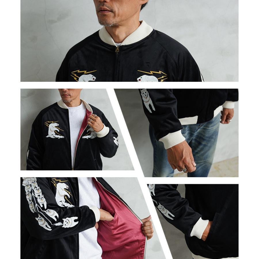 HOUSTON（ヒューストン） 51616 VELVETEEN SOUVENIR JACKET（ALASKA