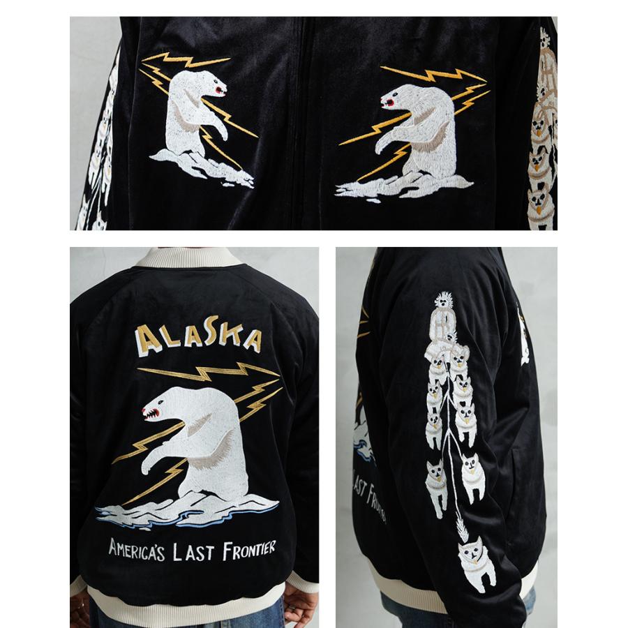 HOUSTON（ヒューストン） 51616 VELVETEEN SOUVENIR JACKET（ALASKA
