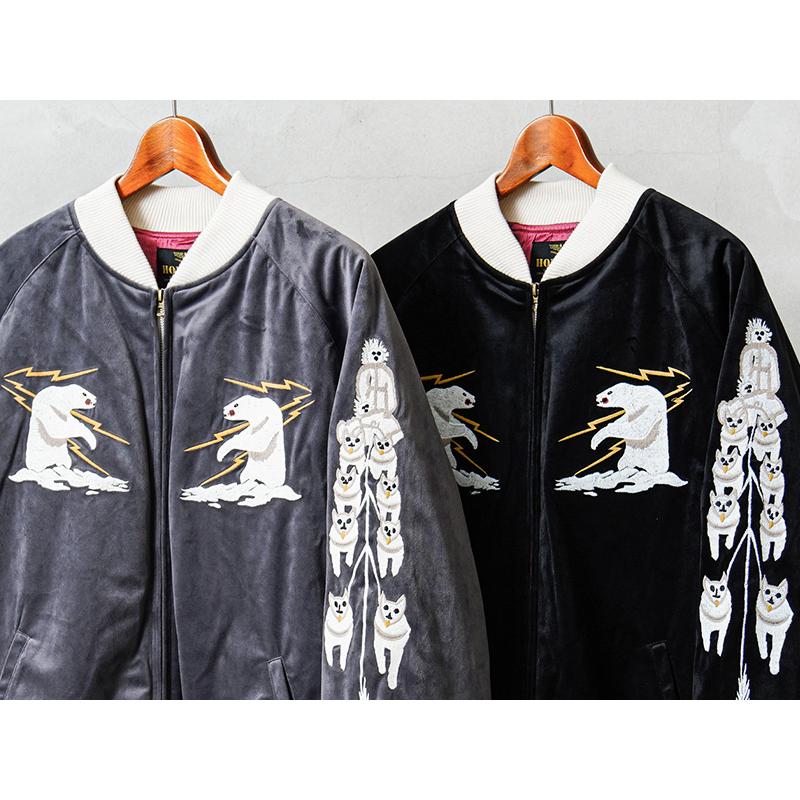 HOUSTON ベトジャン　ヒューストン　スーベニアジャケット HOUSTON（ヒューストン） 51616 VELVETEEN SOUVENIR JACKET（ALASKA